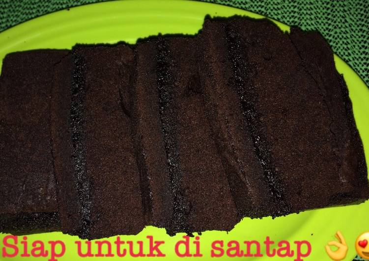 resep lengkap untuk Brownis Kukus Lapis Coklat