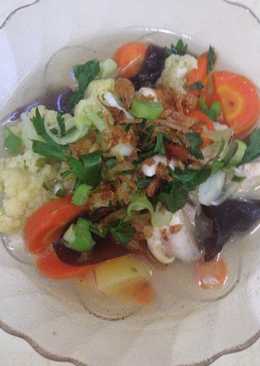 Sop ayam jamur
