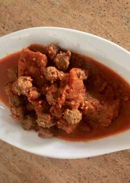 Sambel goreng bola sapi krecek