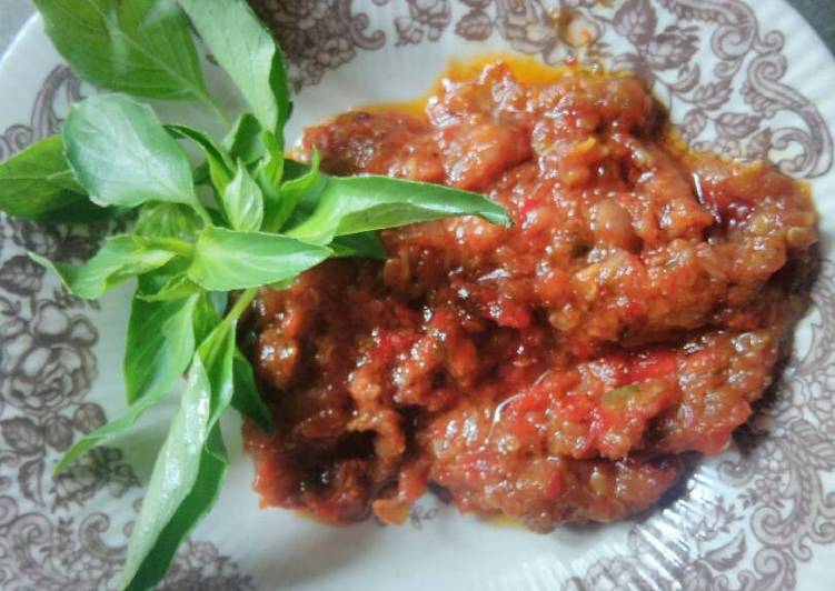 resep masakan Sambal Terasi Goreng