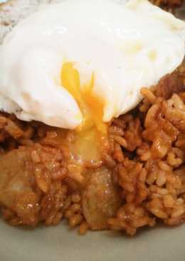 Nasi goreng with saus gochujang