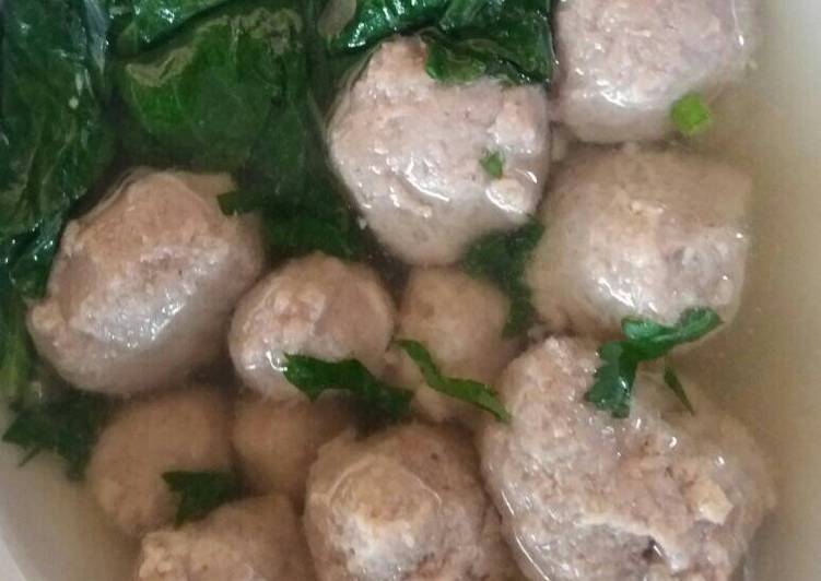 resep lengkap untuk Bakso daging qurban mudah dan enak #KitaBerbagi