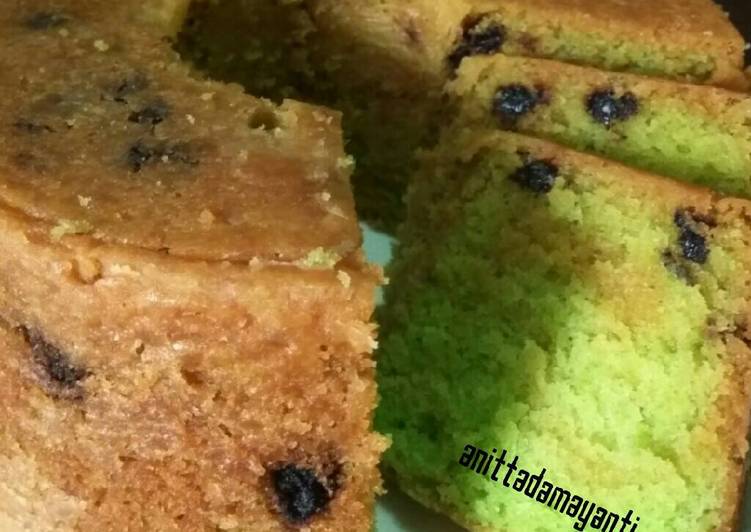 gambar untuk cara membuat Butter Cake Pandan