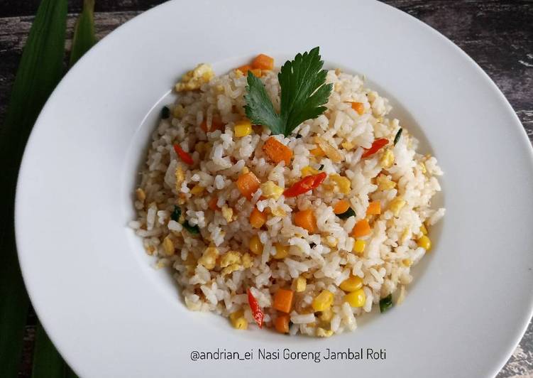 gambar untuk cara membuat Nasi Goreng Jambal Roti #pr_homemadestreetfood