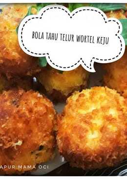 Bola Tahu Telur Wortel Keju