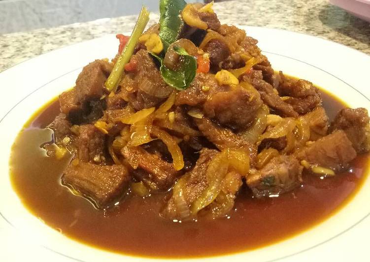 gambar untuk resep makanan Tongseng Daging / Oseng Daging Simpel Bumbu Pedas Manis