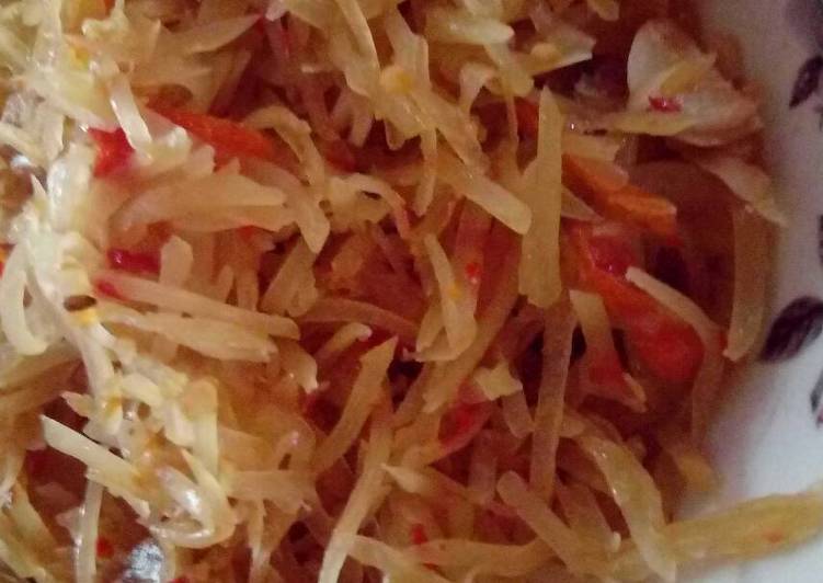 resep Tumis pepaya muda pedas no msg