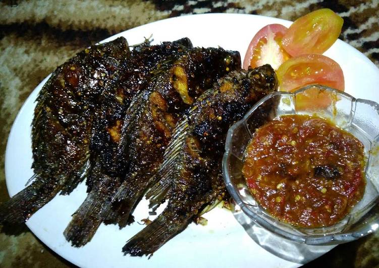 resep Ikan Mujair Bakar Teflon