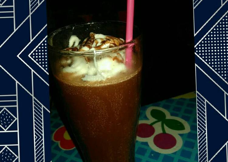 gambar untuk cara membuat Ice chocolate ala ala