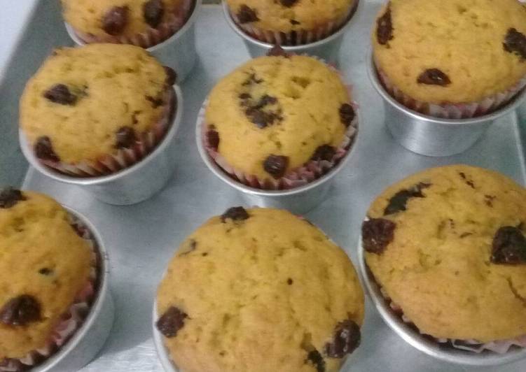 gambar untuk cara membuat Muffin Labu Kuning..