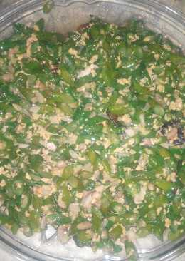 Tumis Kacang Panjang Dg Orak Arik Telur