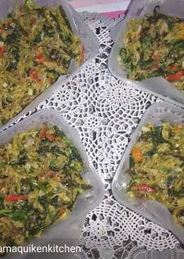 Tumis Bunga Pepaya Cakalang