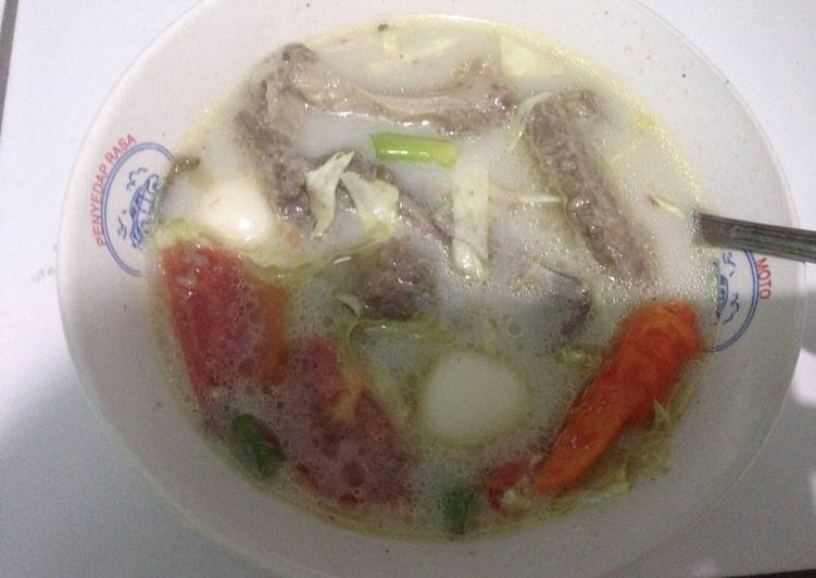 resep masakan Soto betawi kuah santan ala ibun malik