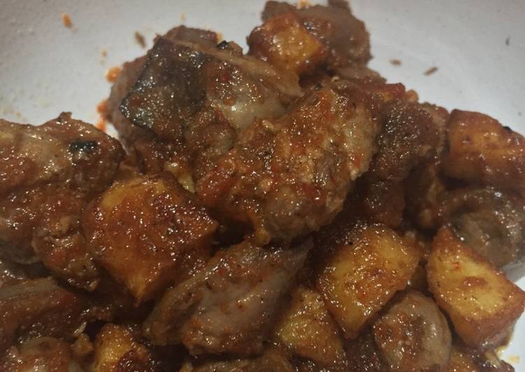 Resep Sambal kentang ati ampela Oleh Herawati Simpel