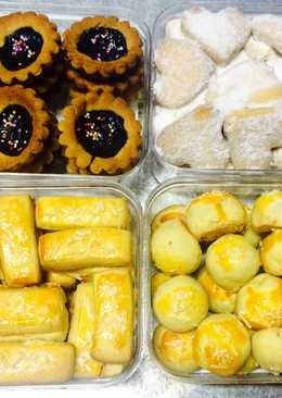 Nastar, choco tart, putri salju, kastengel ðŸ'