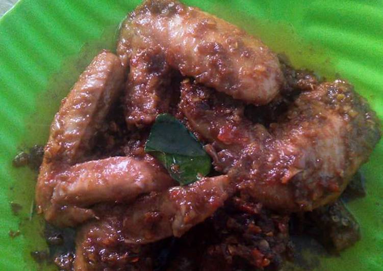 resep Sayap Sayap Pedas