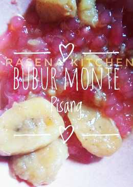 Bubur Monte Pisang No Santan