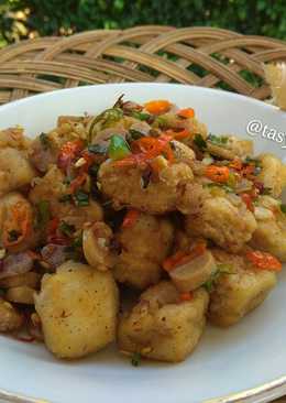 Tahu Beram (Cabe Garam) iris Sosis