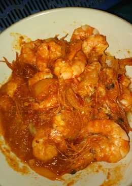 Udang pedas manis