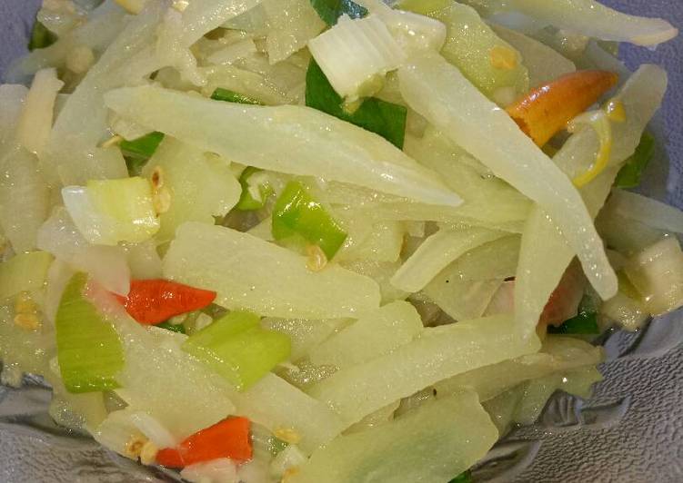 resep masakan Sayur labu siam pedas