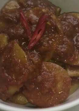Semur jengkol pedas manis