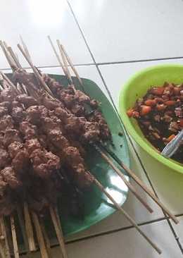 Sate sapi bumbu nanas#kitaberbagi