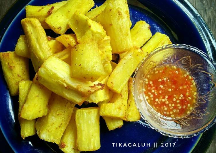 gambar untuk resep Singkong Goreng With Sambel Asem Manis