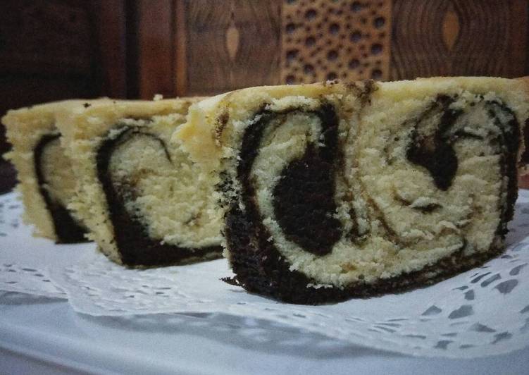Resep Marmer cake jadul Kiriman dari Teta Giya Kharina