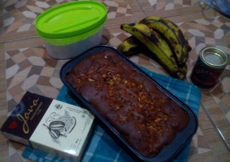 resep makanan Banana choco bolu