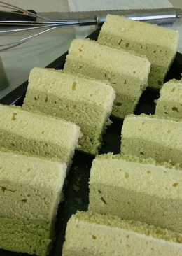 Bolu Lapis Matcha Kukus