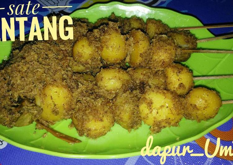 resep lengkap untuk Sate Kentang khas cirebon