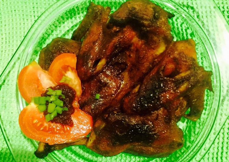 Resep Ayam Panggang sambel rujak petir By sarah azani