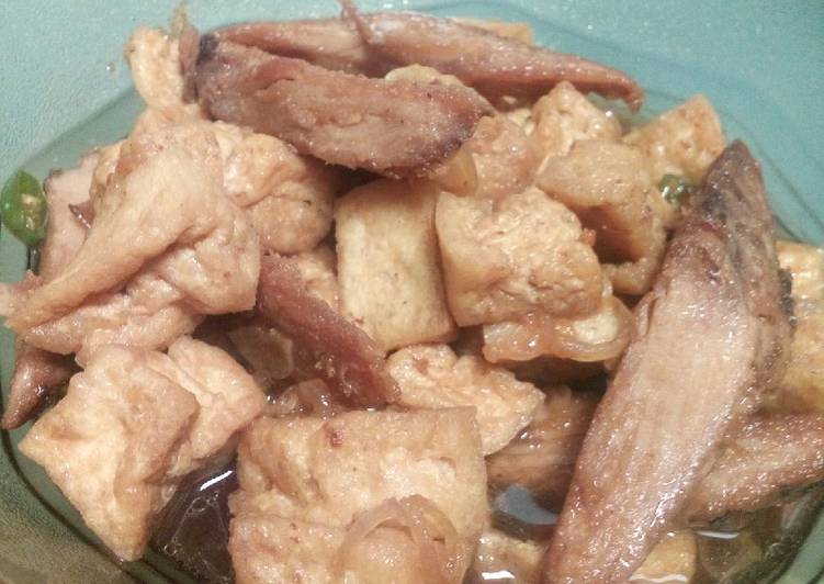 resep Tongkol tahu kecap