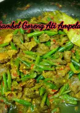 Sambel Goreng Ati Ampela Buncis