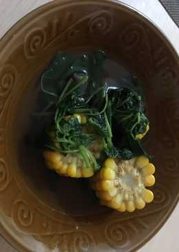 Sayur bayam jagung manis