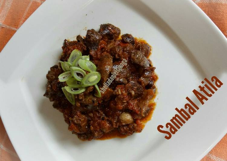 gambar untuk resep makanan Sambal Atila (ati ampela)