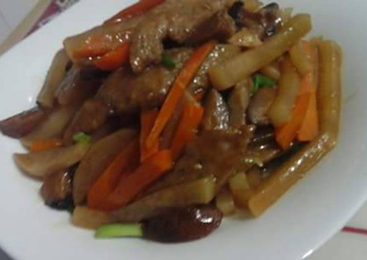 Tumis labu putih