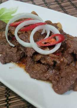 Tumis Daging Sapi Bumbu Oriental