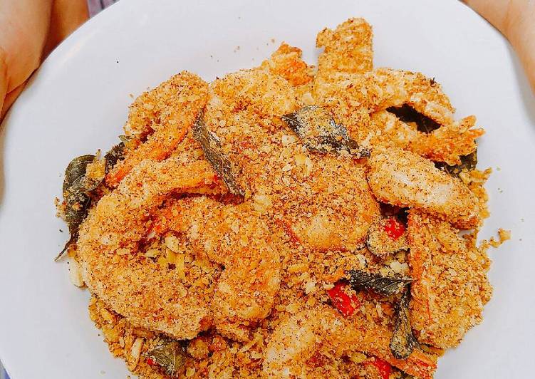 resep Udang Goreng Tepung Crackers