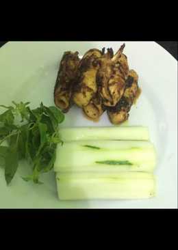 Sotongð¦'/cumi ð intinya itu deh panggang (teflon)