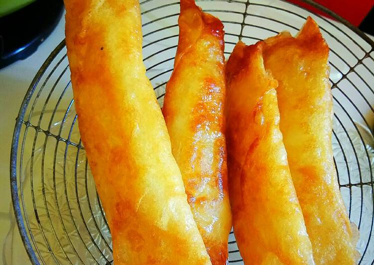 gambar untuk resep makanan Pisang Aroma/Pisang Karamel + Kulit Lumpia Homemade