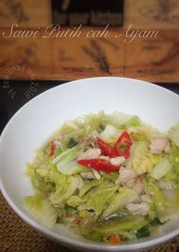 12. Sawi Putih cah Ayam