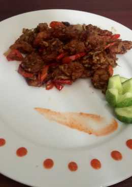 Udang saus teriyaki