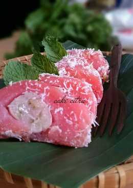 Kue mata roda strawberry