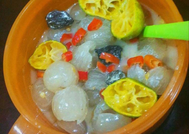 gambar untuk resep makanan Asinan Klengkeng