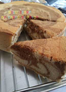 Bolu zebra putih telur