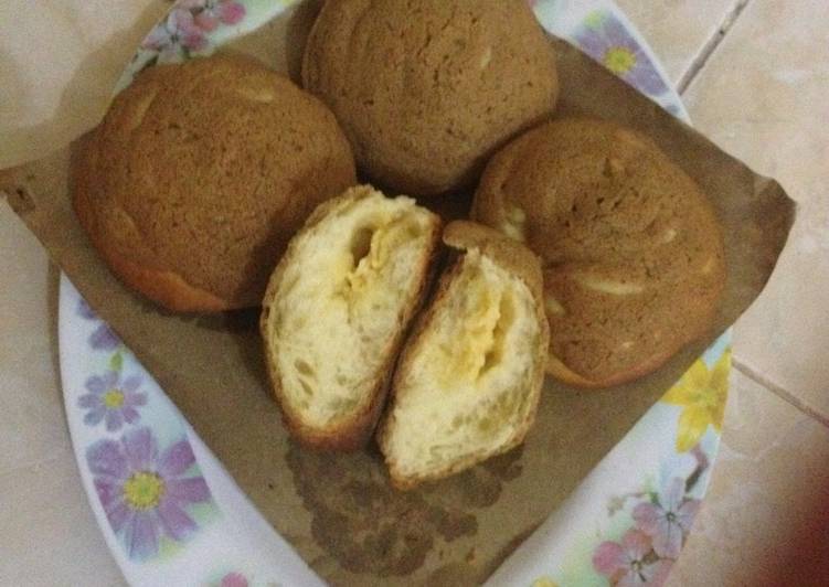 gambar untuk resep makanan Mexican bun ala roti boy overnight metod