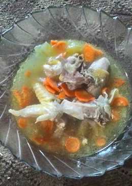 Soup ayam kampung sederhana