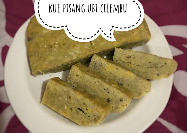 resep masakan Kue pisang ubi cilembu kukus (no bs no bp no sugar)
