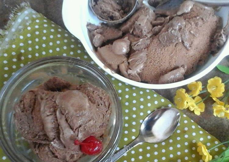 Resep Es krim homemade 3 bahan saja Kiriman dari virginia arda